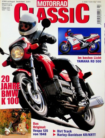 Motorrad Classic 04/2003 Motorrad Classic 04/2003